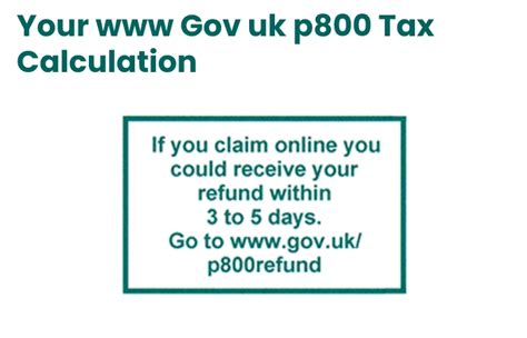 gov p800 refund